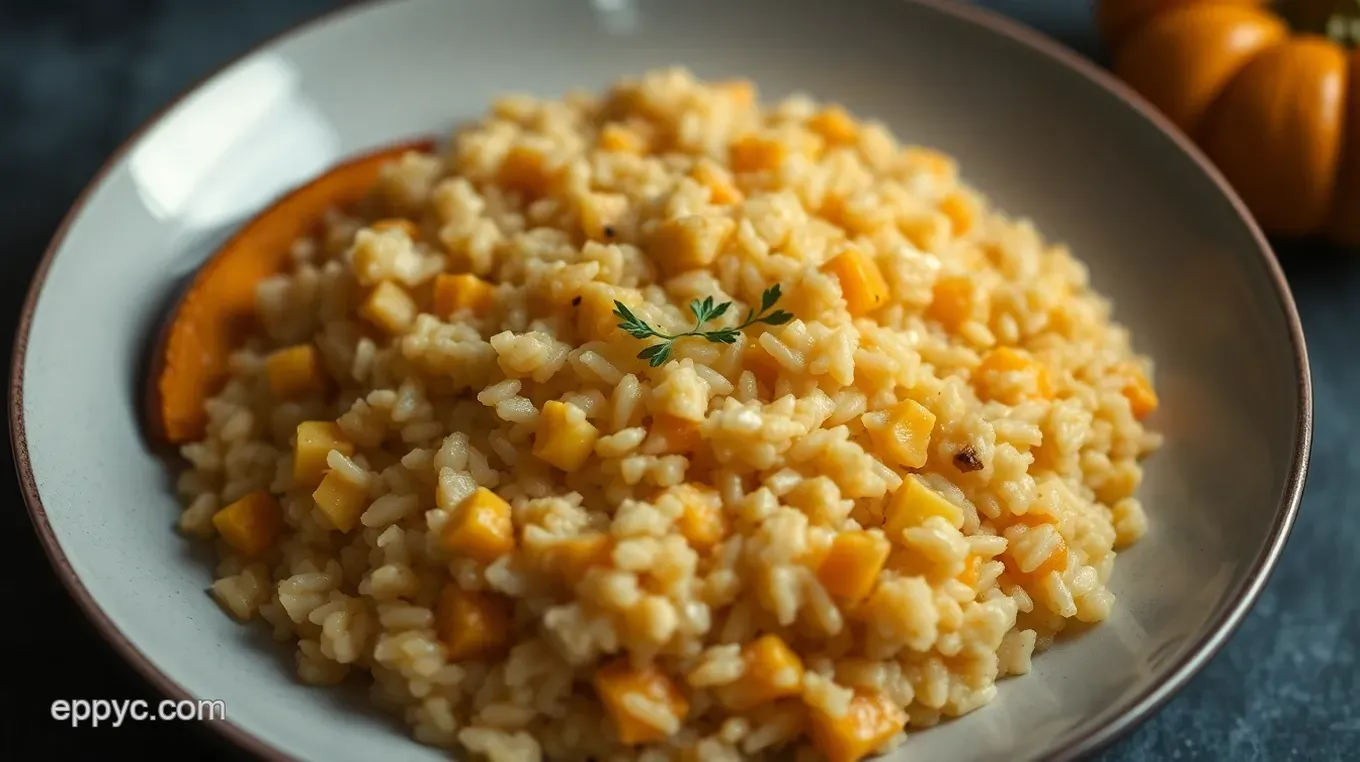 How to Cook with Pie Pumpkin: Creamy Savory Risotto Recipe Creamy Savory Pie Pumpkin Risotto