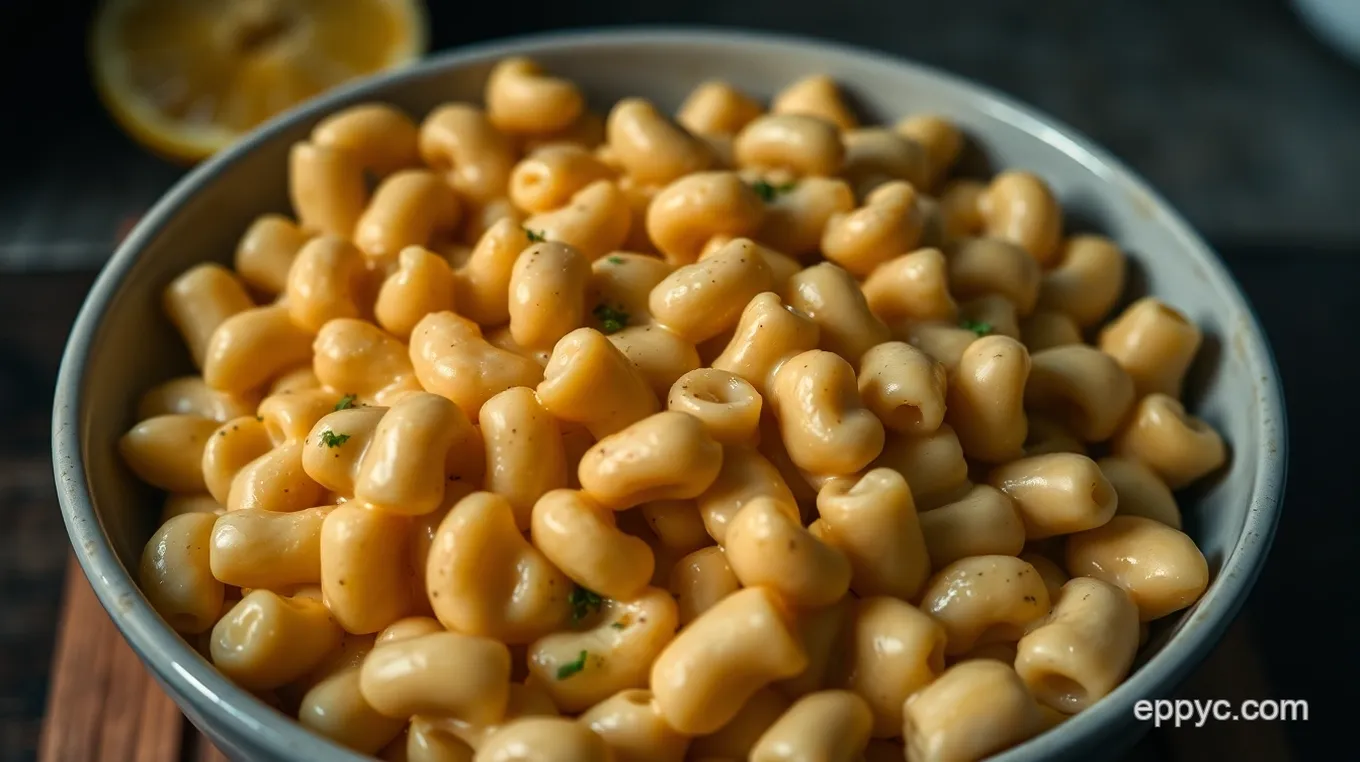 Creamy Vegan Mac n Cheese Recipe: A Dairy-Free Comfort Classic Creamy Vegan Mac n Cheese with Nutritional Yeast
