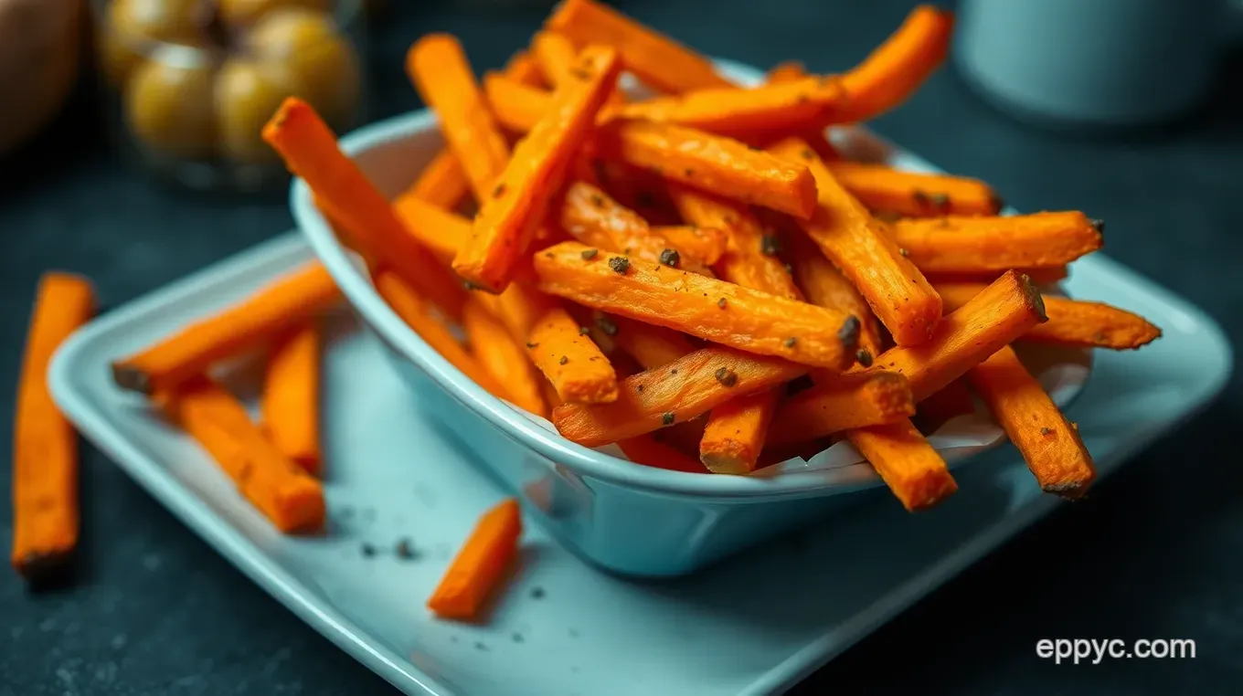 Easy & Crispy Recipe for Sweet Potato Fries: A Family Favorite! Crispy Sweet Potato Fries: A Delightful Twist on a Classic