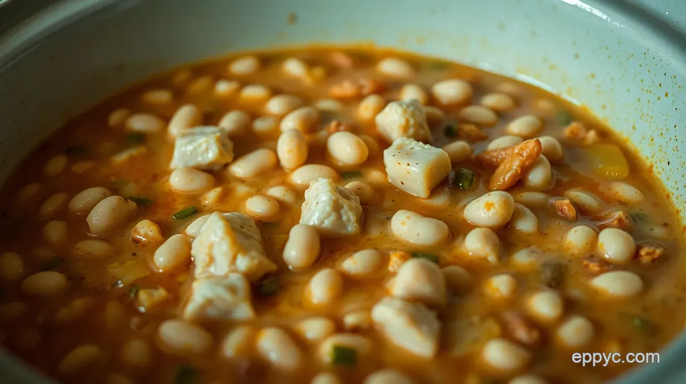 Easy & Comforting Pioneer Woman Slow Cooker White Chicken Chili Hearty White Chicken Chili: Pioneer Woman Style