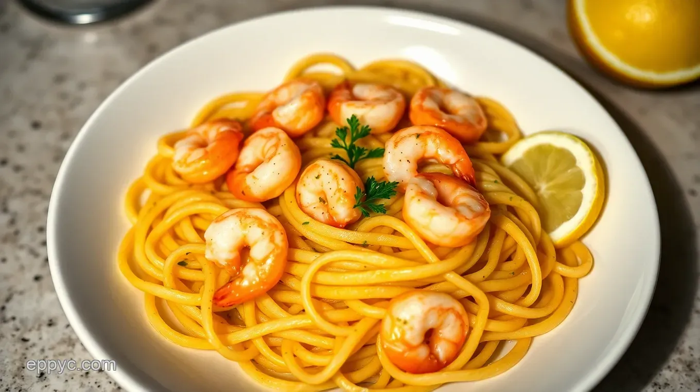 Easy & Zesty Shrimp and Lemon Pasta: A Family Favorite Recipe Zesty Shrimp and Lemon Pasta Delight