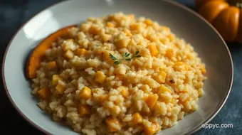 How to Cook with Pie Pumpkin: Creamy Savory Risotto Recipe recipe card