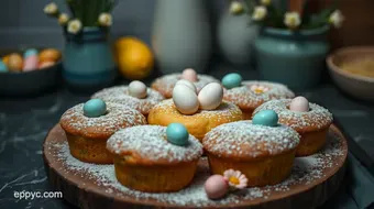 Delightful Easter Egg Poetry Cakes for a Joyful Celebration recipe card