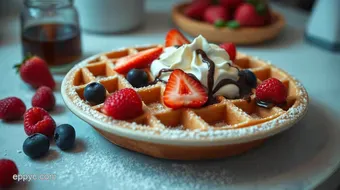 Waffle Toppings: Sweet and Savoury Ideas to Elevate Your Breakfast recipe card