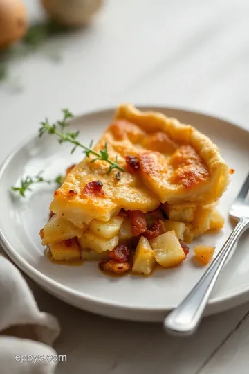 Bake Savory Potato Pie - A Delightful Treat presentation