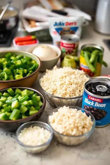 Cheesy Green Pepper Casserole: A Comforting Delight ingredients