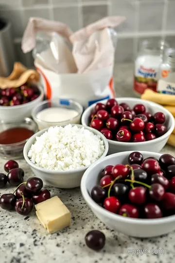 Classic Cherry Pie with a Flaky Crust ingredients