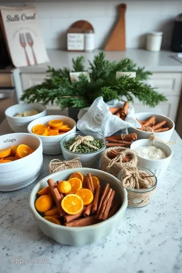 Crafting Charming Rustic Christmas Decor ingredients