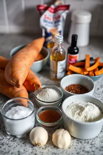 Crispy Sweet Potato Fries: A Delightful Twist on a Classic ingredients