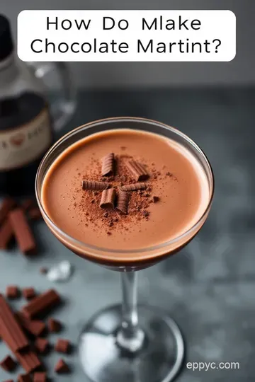 Decadent Chocolate Martini: Your New Favorite Indulgence presentation