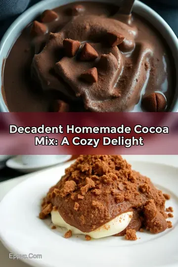 Decadent Homemade Cocoa Mix: A Cozy Delight