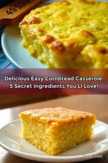 Delicious Easy Cornbread Casserole: 5 Secret Ingredients You’ll Love!
