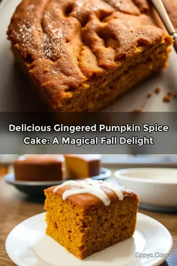 Delicious Gingered Pumpkin Spice Cake: A Magical Fall Delight