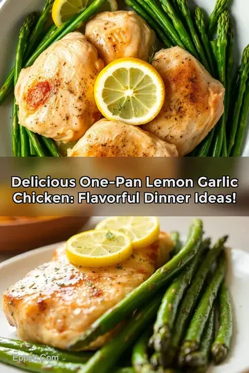 Delicious One-Pan Lemon Garlic Chicken: Flavorful Dinner Ideas!