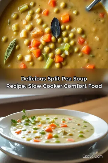 Delicious Split Pea Soup Recipe: Slow Cooker Comfort Food