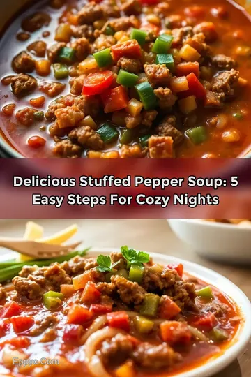 Delicious Stuffed Pepper Soup: 5 Easy Steps for Cozy Nights