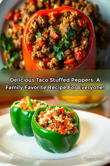 Delicious Taco Stuffed Peppers: A Family Favorite Recipe for Everyone!