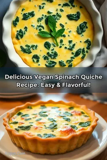 Delicious Vegan Spinach Quiche Recipe: Easy & Flavorful!