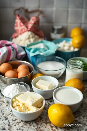 Easter Egg Poetry Cakes ingredients