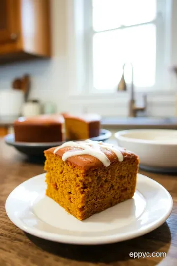 Gingered Pumpkin Spice Cake with Cream Cheese Frosting steps