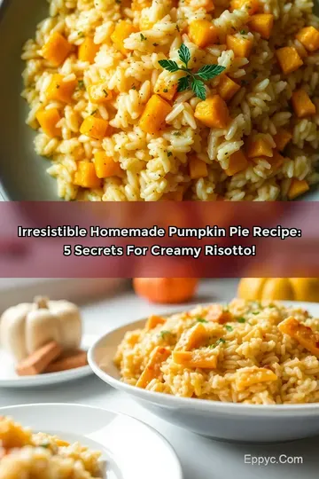 Irresistible Homemade Pumpkin Pie Recipe: 5 Secrets for Creamy Risotto!