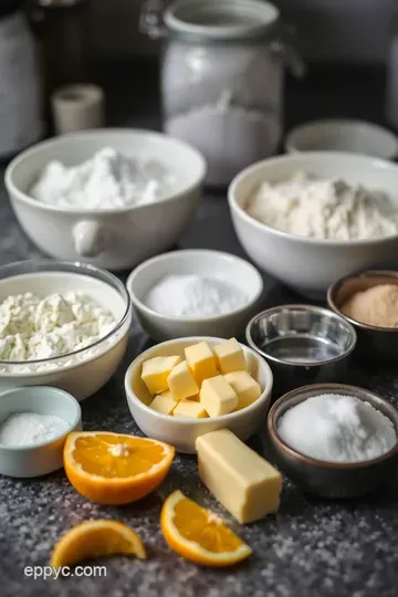 Orange Butterflies: Citrus Delight Pastry Treats ingredients