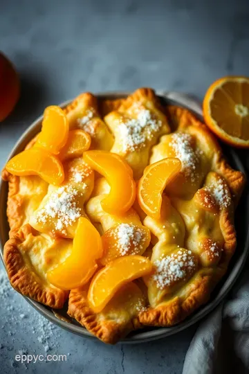 Orange Butterflies: Citrus Delight Pastry Treats presentation