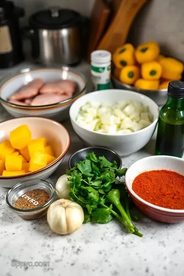 Sautéed Chicken with Spicy Yellow Peppers ingredients