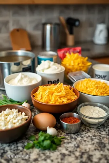 Slow Cooker Corn Dip with Tangy Tajín Flavor ingredients