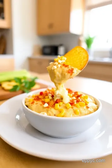 Slow Cooker Corn Dip with Tangy Tajín Flavor steps