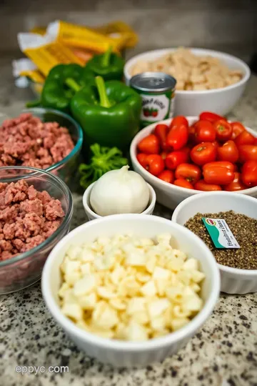 Stuffed Bell Peppers: A Hearty & Colorful Delight ingredients