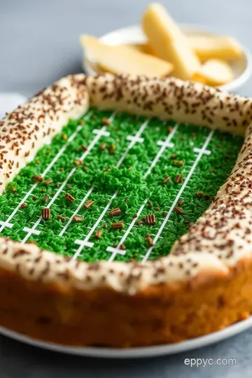 Touchdown Treat: The Ultimate Football Field Cake presentation