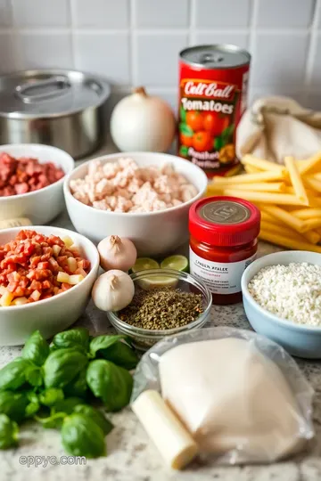Ultimate Baked Meat Ziti: A Comfort Food Classic ingredients