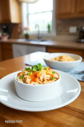 Ultimate Buffalo Chicken Wing Dip with Rotisserie Chicken steps