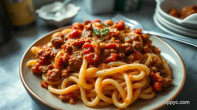 Cheesy Baked Ziti with Ricotta and Hearty Meat Sauce