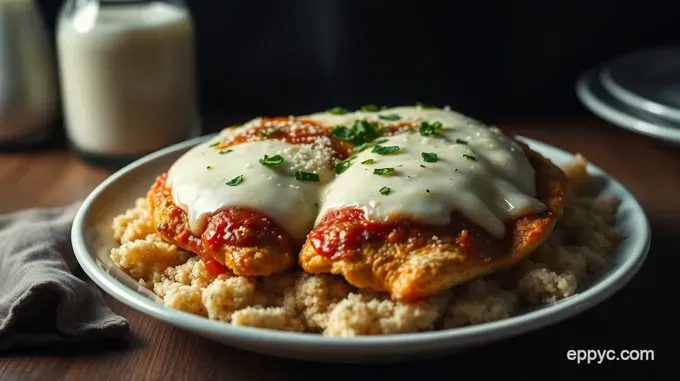 Crispy Air Fryer Chicken Parmesan Delight