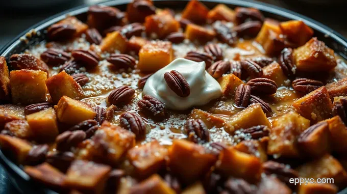 Decadent Caramelized Pecan French Toast Bake