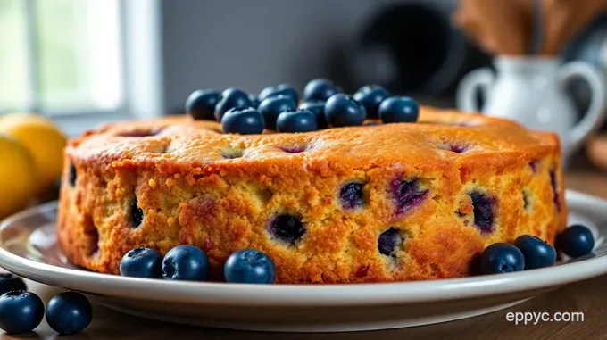 Heavenly Blueberry Lemon Cake