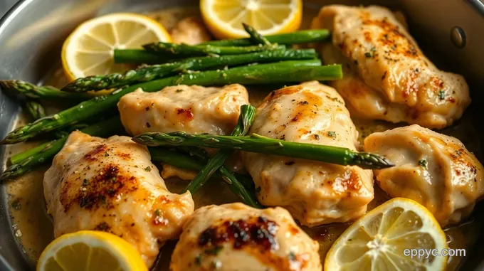 One-Pan Lemon Garlic Chicken and Asparagus: A Zesty Delight