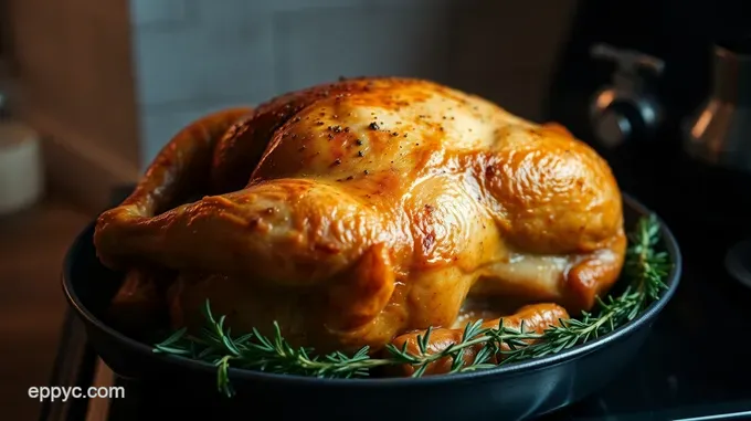 Perfectly Juicy Roast Chicken in a Roaster Oven
