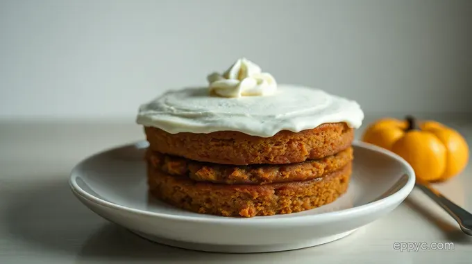 Spiced Pumpkin Layer Cake with Cream Cheese Frosting